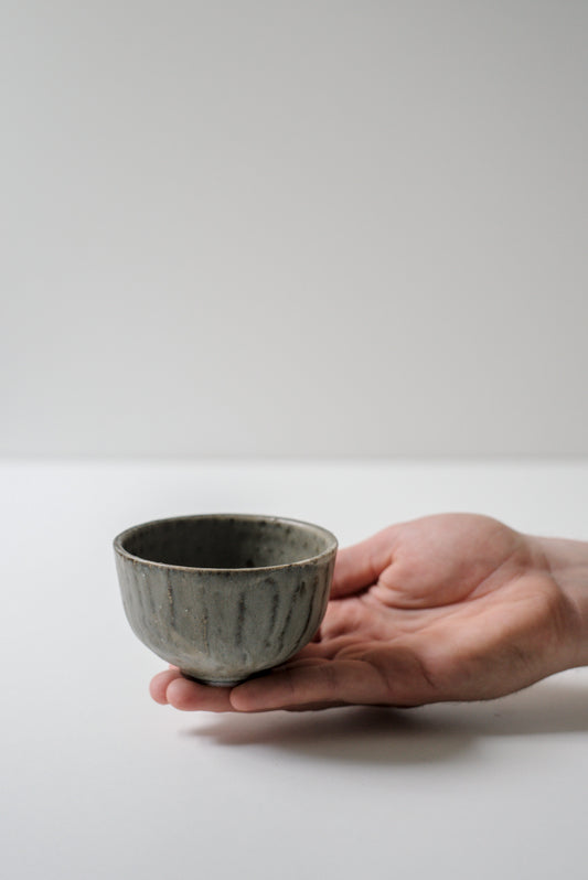 Dark Ash Glaze Cup #26607