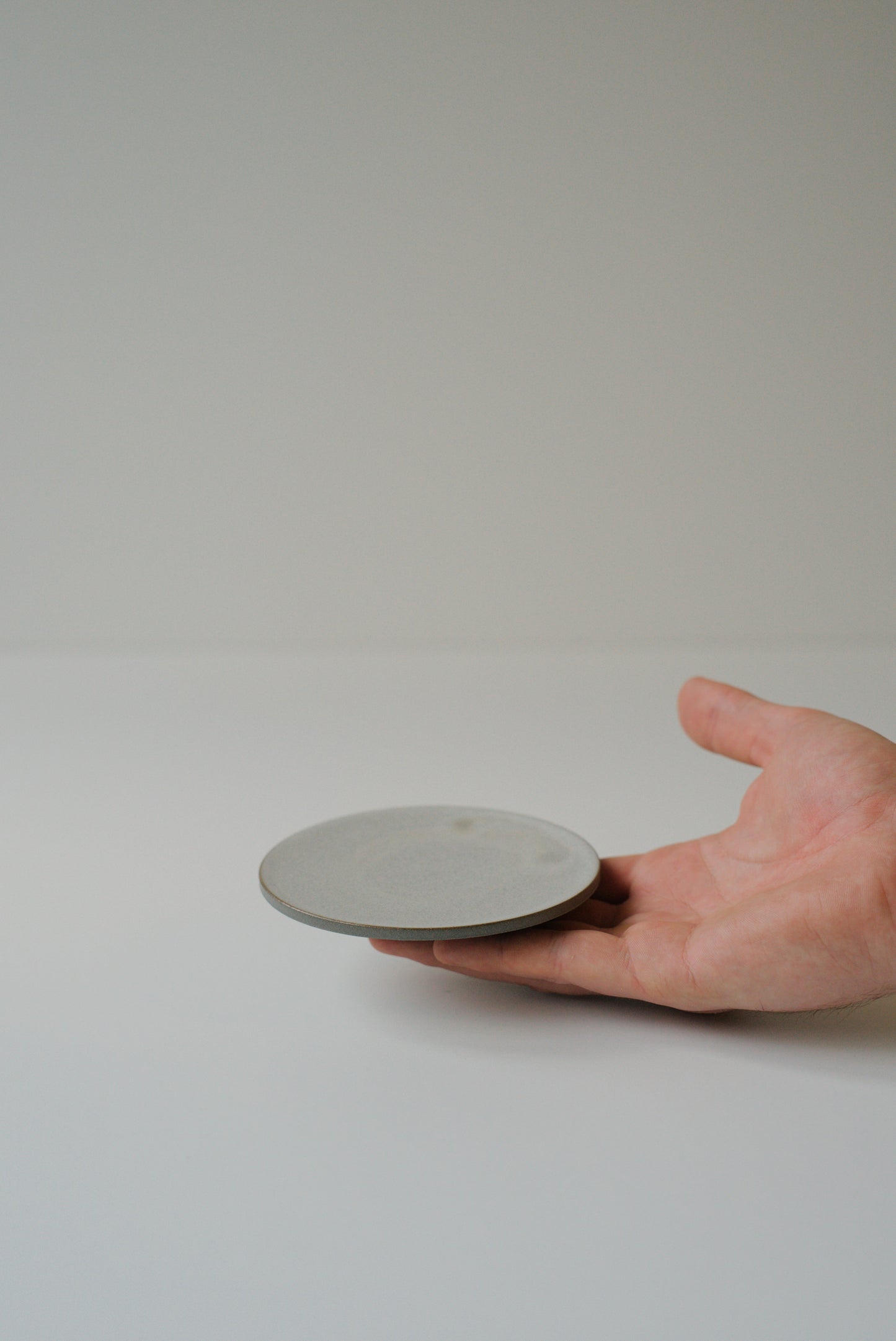 White Glazed Saucer #USAF