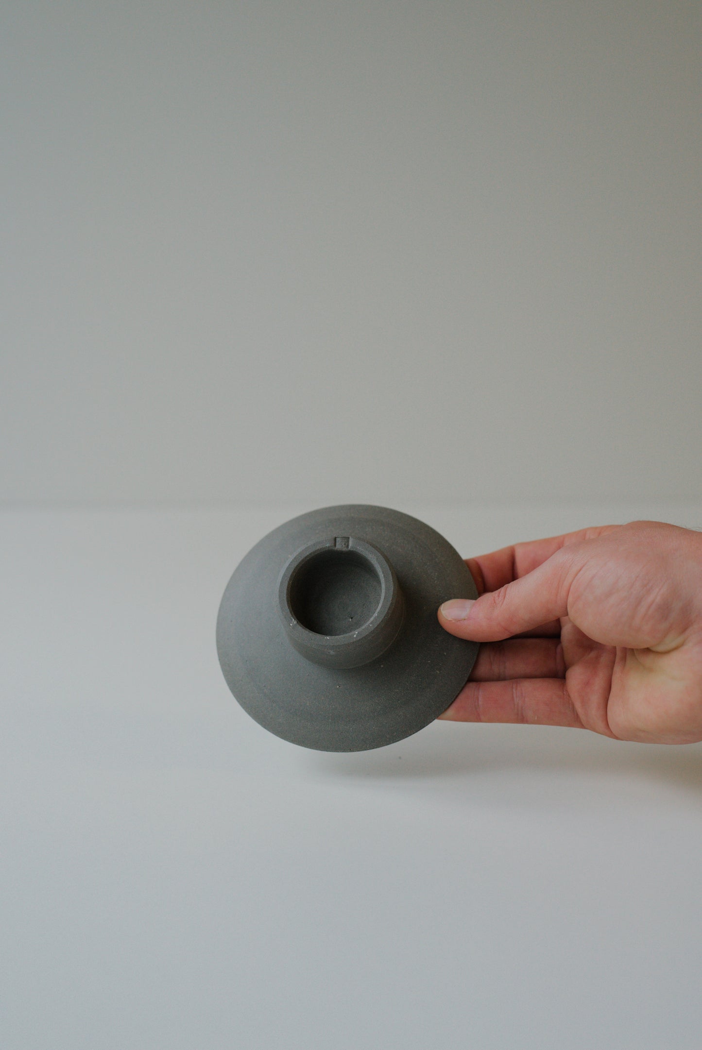 White Glazed Incense Holder #RHAF#1