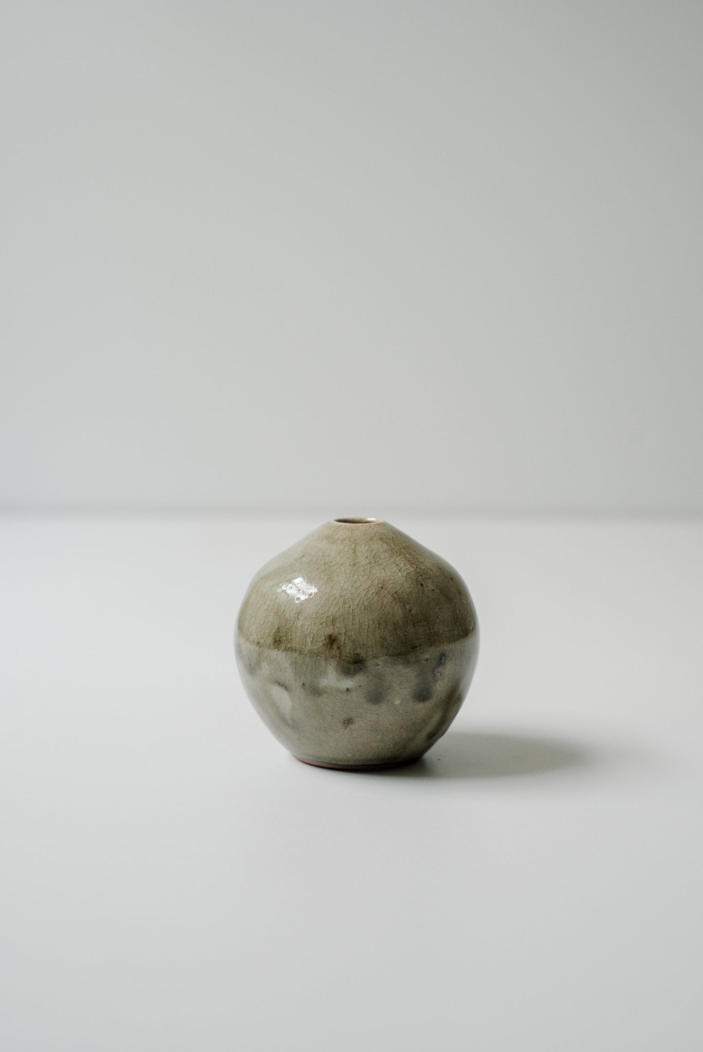 Drippy Celadon Vase #26108
