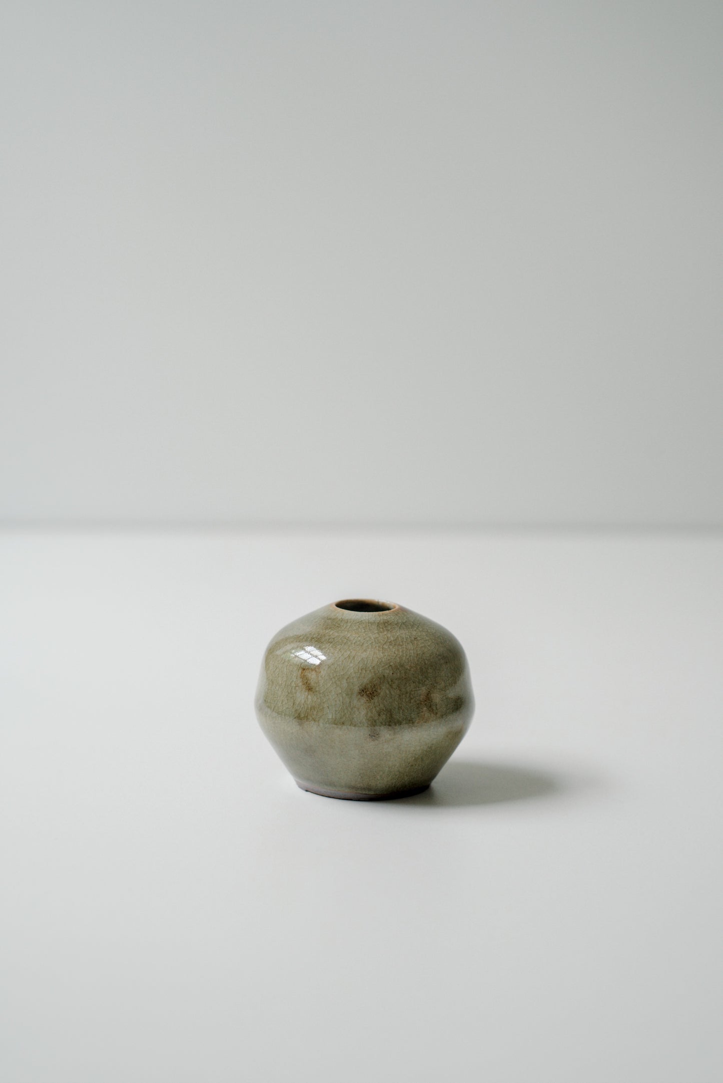 Drippy Celadon Vase #26109