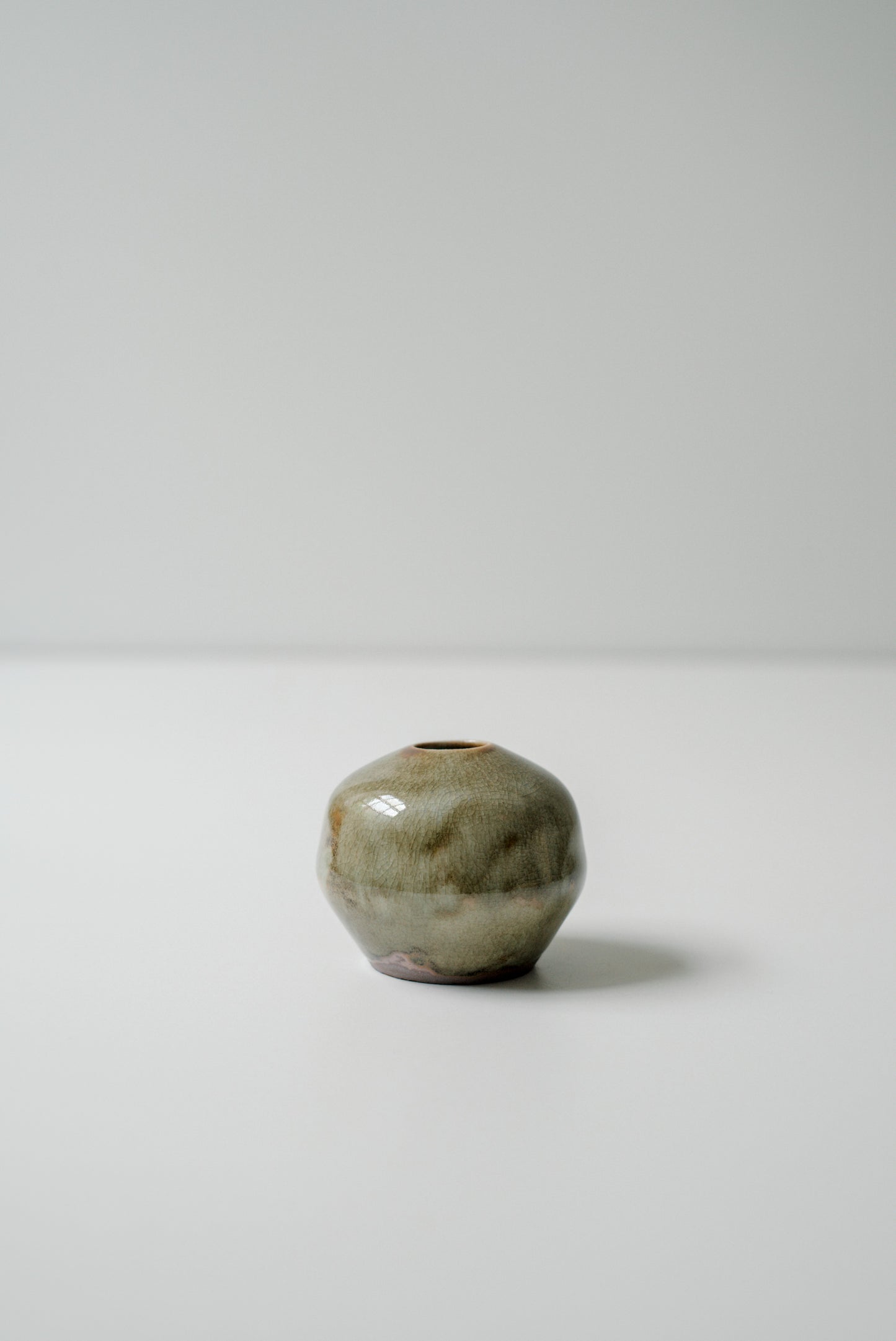 Drippy Celadon Vase #26109