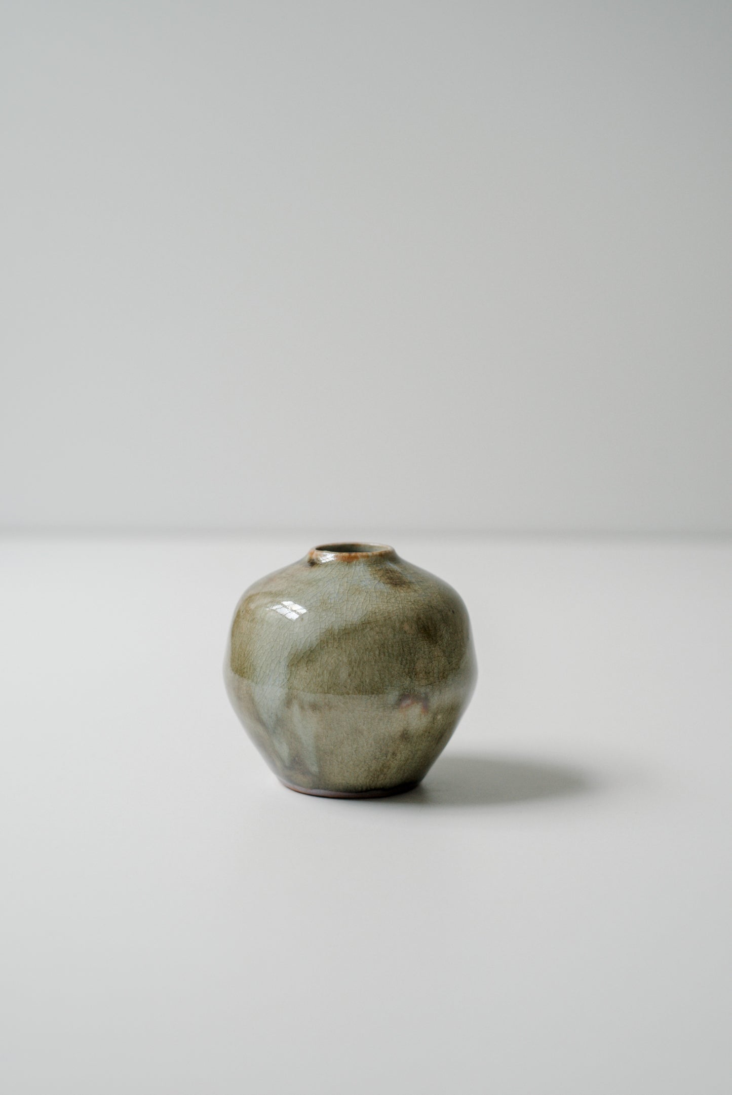 Drippy Celadon Vase #26113