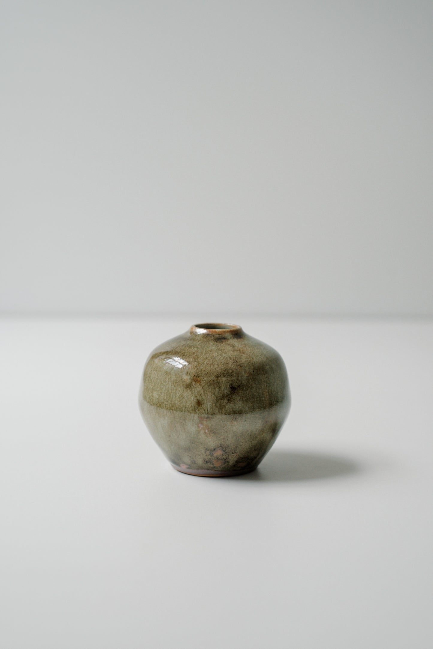 Drippy Celadon Vase #26113