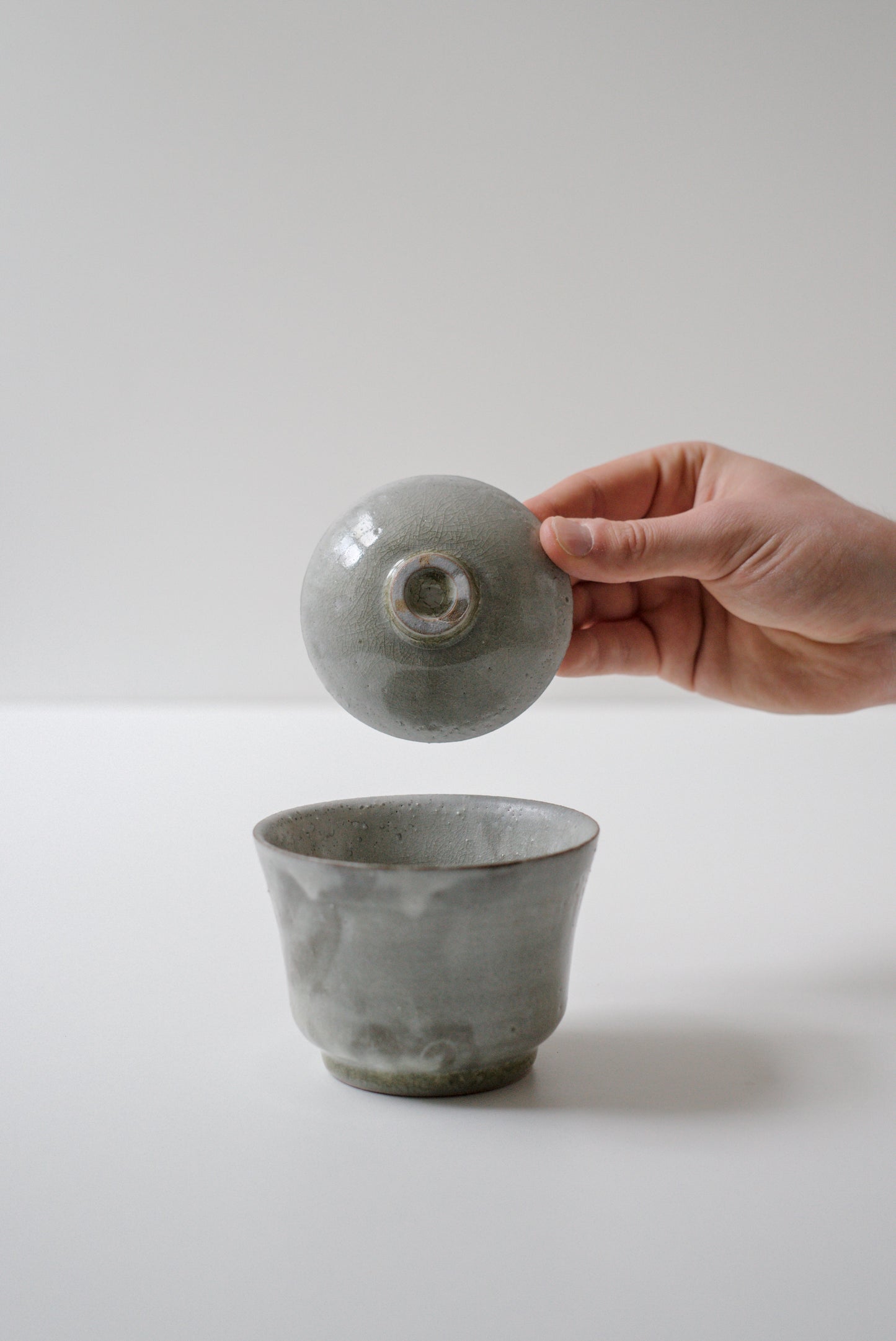 Slipped Ash Glaze Gaiwan #26402
