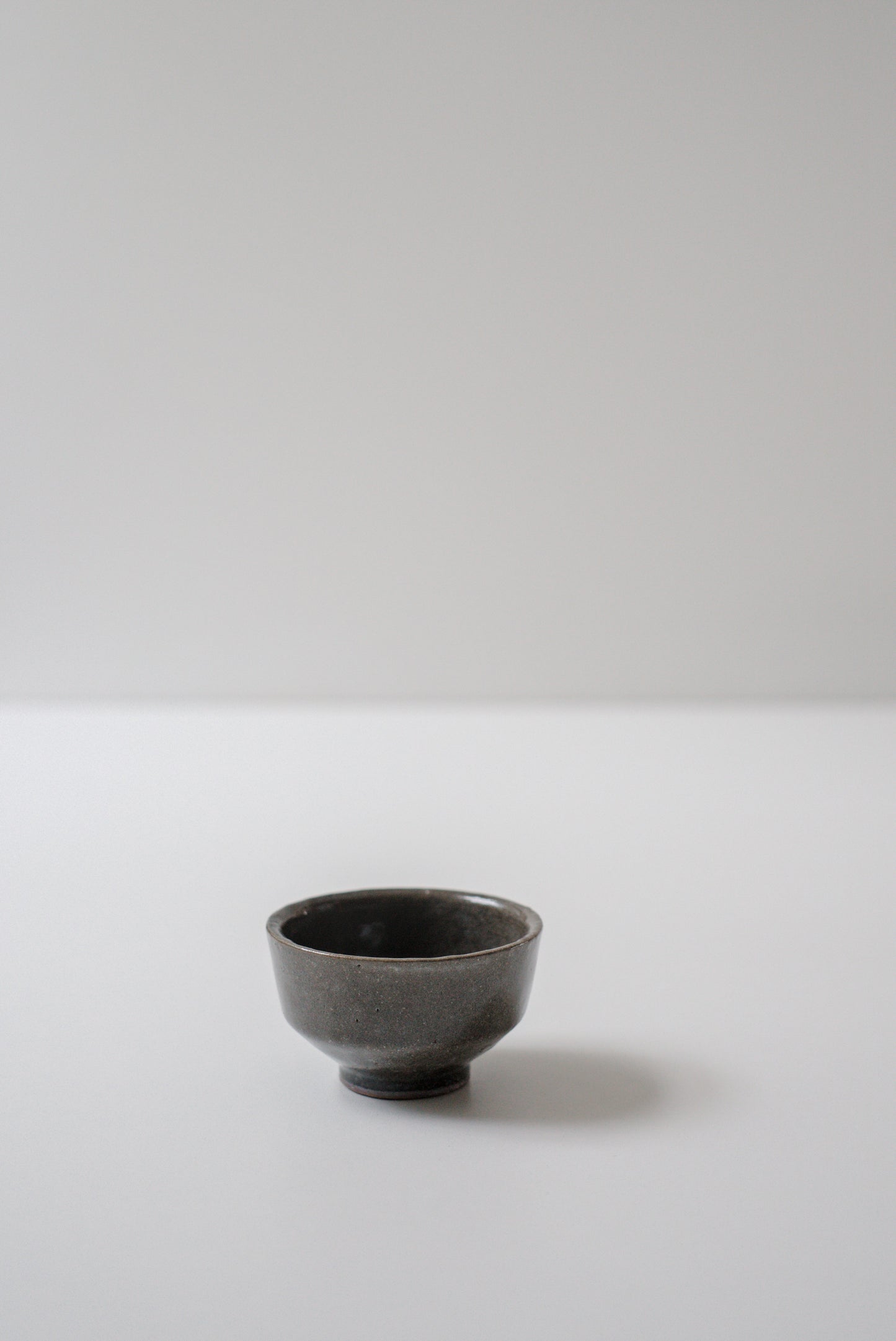 Dark Slipped Teabowl #26513
