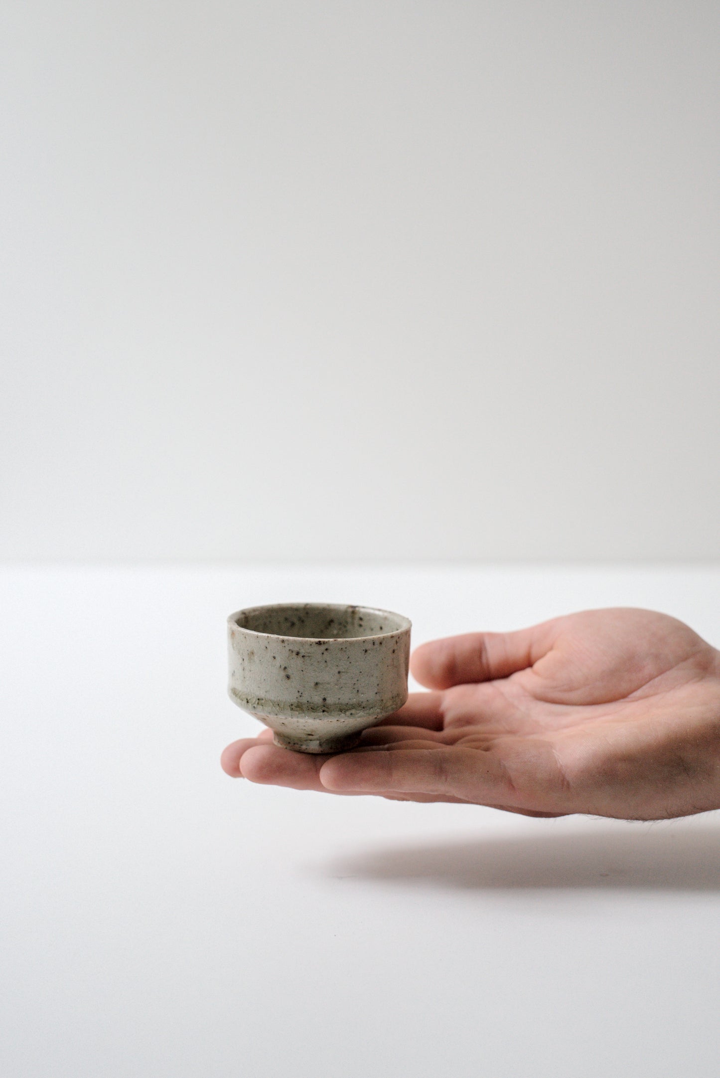 Spotted Ash Glaze Teabowl #26514